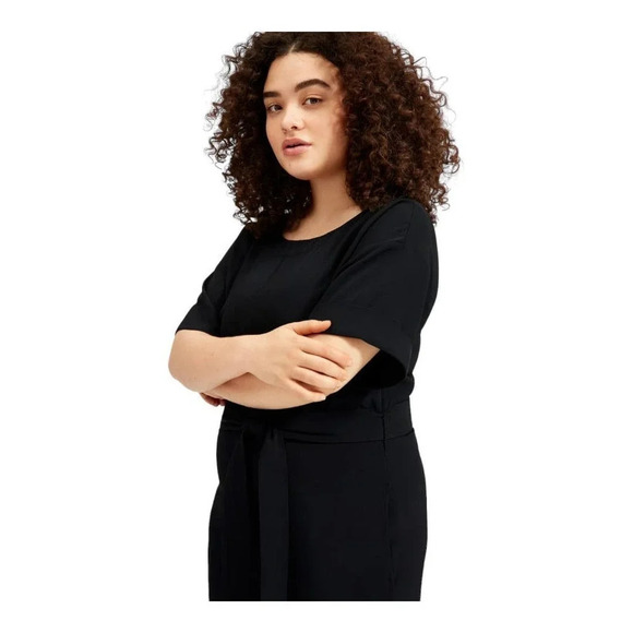 Everlane The Japanese GoWeave Short Sleeve Jumpsuit - Picture 2 of 12